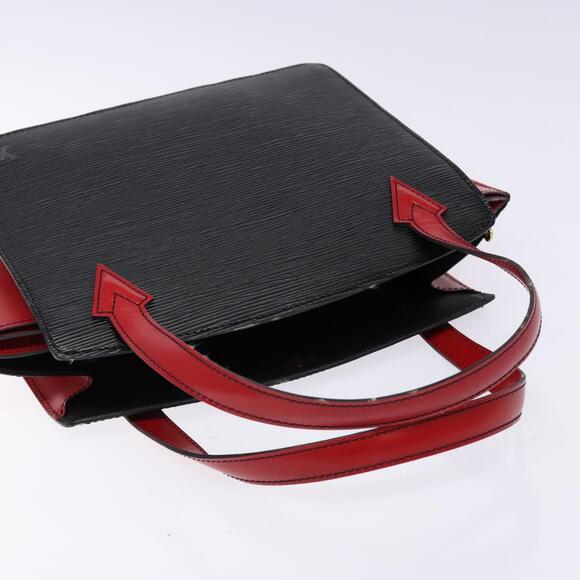 LOUIS VUITTON Epi Bicolor Varenne Hand Bag Black Red M52387 - Picture 6 of 16
